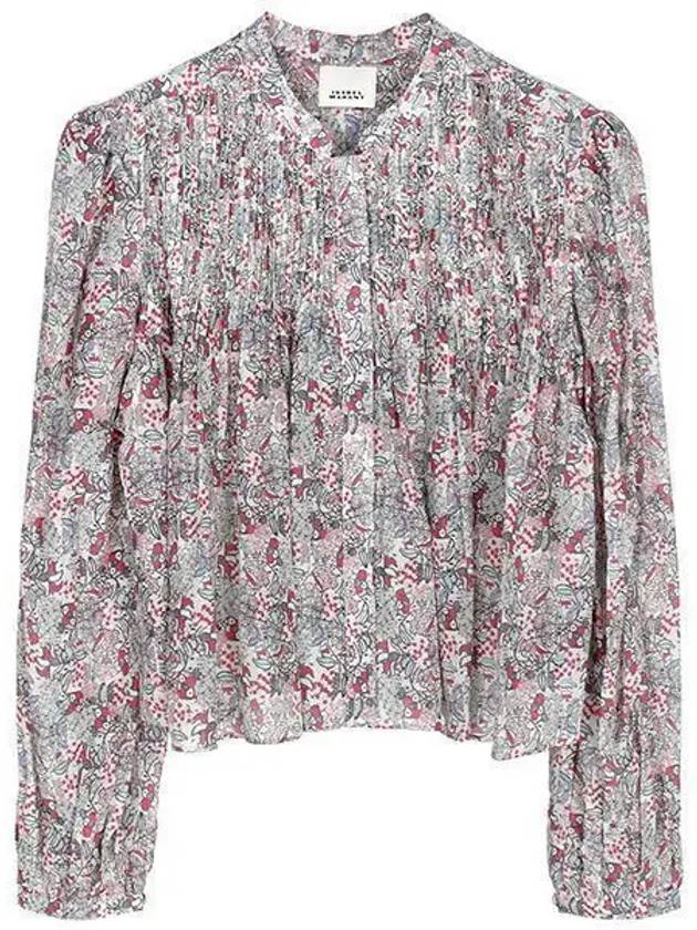 Fuchsia IRMA silk blouse HT0254FA A3J40I 40FA 1210213 - ISABEL MARANT - BALAAN 1