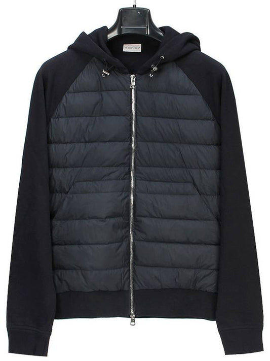 Maglia Cardigan Mix Down Padded Navy - MONCLER - BALAAN 2