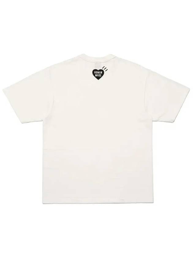 Graphic Short Sleeve T Shirt 7 White HM28TE008 - HUMAN MADE - BALAAN 3