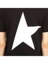 Back Big Star Short Sleeve T-Shirt Black - GOLDEN GOOSE - BALAAN 9