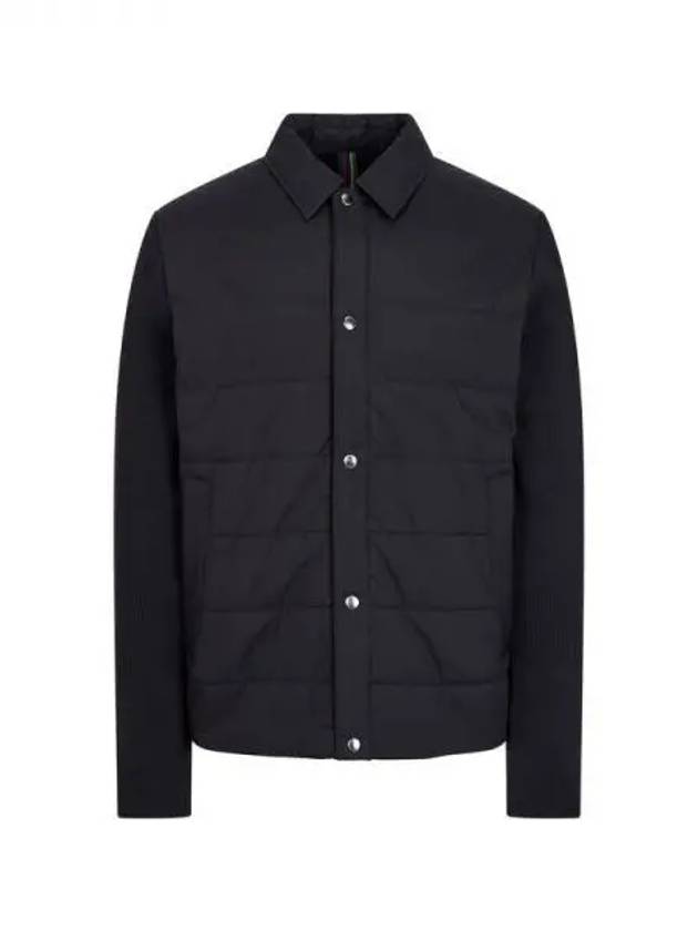 PS quilted front knit jacket black 271373 - PAUL SMITH - BALAAN 1