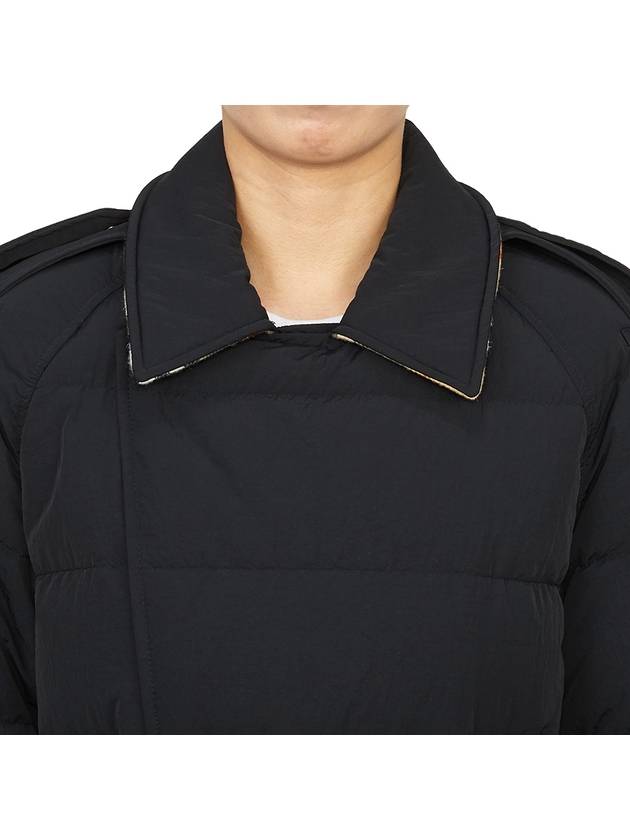 Double Breasted Long Padding Black - BURBERRY - BALAAN 8