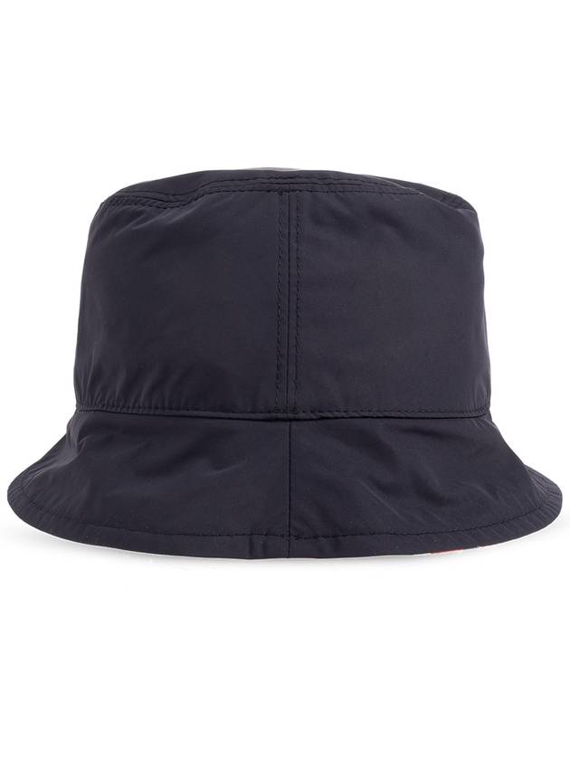 Moncler Reversible Bucket Hat, Men's, Navy Blue - MONCLER - BALAAN 4