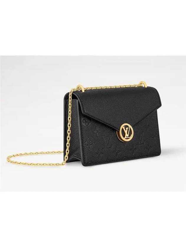 Wallet On Chain Rosy Shoulder Bag Black - LOUIS VUITTON - BALAAN 3