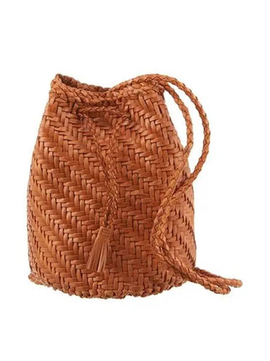 Bucket Bag 8838 CUOIO Pom Pom Double Jump Women’s Bucket Bag - DRAGON DIFFUSION - BALAAN 1