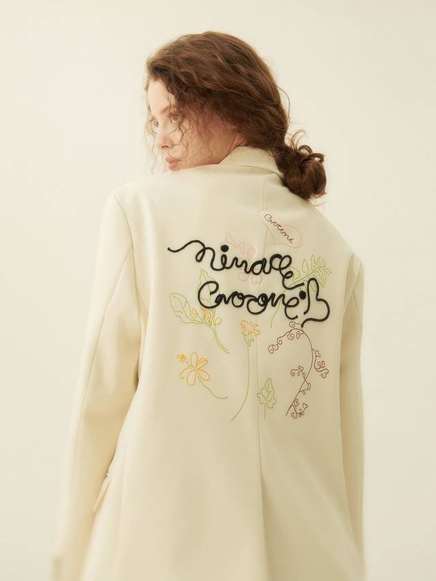 AP HWA Embroidered Jacket Ivory - GOCORI - BALAAN 1