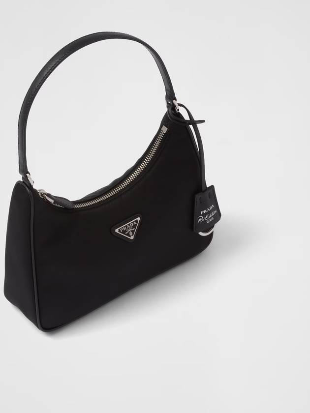 Re-Edition 2005 Saffiano Trimming Re-Nylon Shoulder Bag Black - PRADA - BALAAN 3