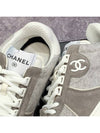 Men s Sneakers Suede Calfskin CC Logo Shoes Gray - CHANEL - BALAAN 3