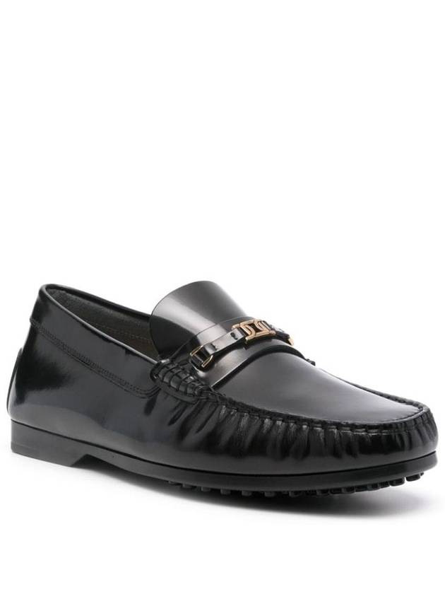 Tod'S 'Kate' Black Leather Loafers - TOD'S - BALAAN 4