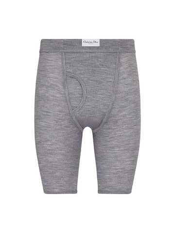 Cropped LeGGings Shorts Grey - DIOR - BALAAN 1