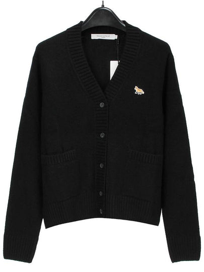 Baby Fox Patch Boxy Cardigan Black - MAISON KITSUNE - BALAAN 2