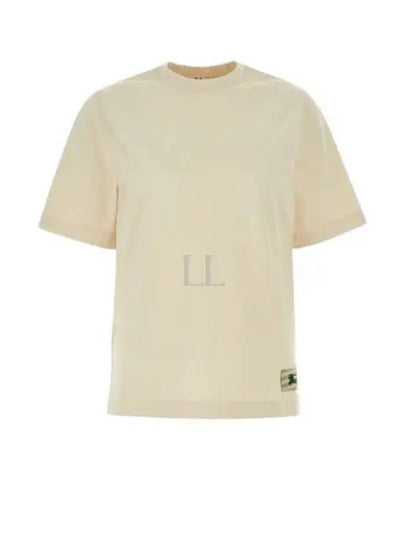 EKD Cotton Short Sleeve T-Shirt Ivory - BURBERRY - BALAAN 2