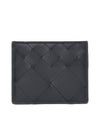 Intrecciato Card Wallet Black - BOTTEGA VENETA - BALAAN 1