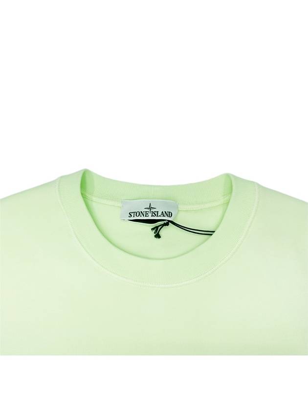 Wappen Patch Crew Neck Sweatshirt Green - STONE ISLAND - BALAAN 6