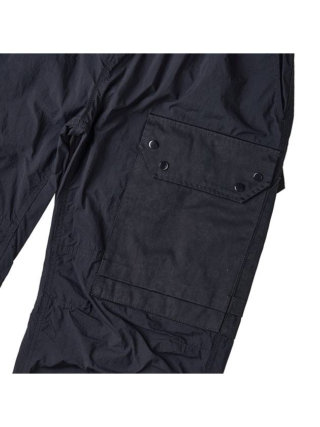 Men's Snap Pocket Cargo Straight Pants Black - TEN C - BALAAN 6