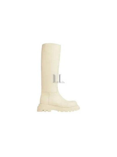 Lug Calfskin Long Boots Sea Salt - BOTTEGA VENETA - BALAAN 2