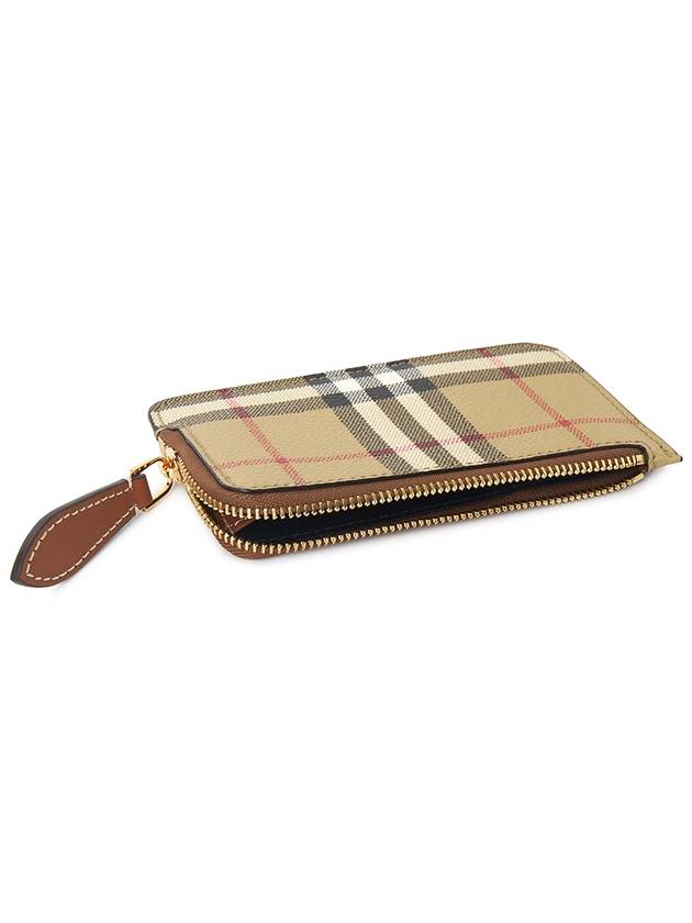 Check Card Wallet Archive Beige - BURBERRY - BALAAN 5