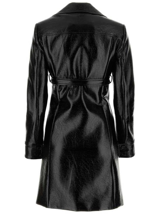 Trench Coat 323CMA104VY0014 9999 BLACK - COURREGES - BALAAN 3