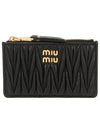 Logo Card Wallet Black - MIU MIU - BALAAN 2