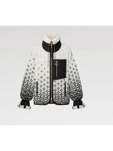 Ombre Monogram Fleece Jacket 1AGBX9 - LOUIS VUITTON - BALAAN 1