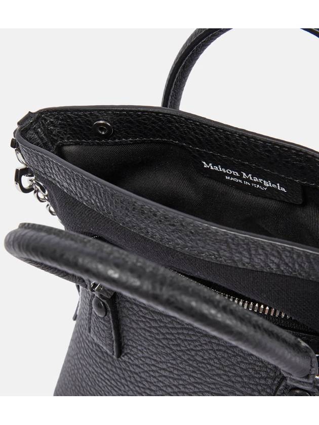 5AC Classique Micro Tote Bag Black - MAISON MARGIELA - BALAAN 3