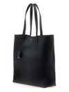 Grained Leather Bold Shopping Shoulder Bag Black - SAINT LAURENT - BALAAN 3