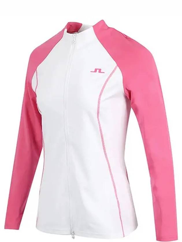 Women's June Mid Layer Zip-Up Jacket White - J.LINDEBERG - BALAAN 3