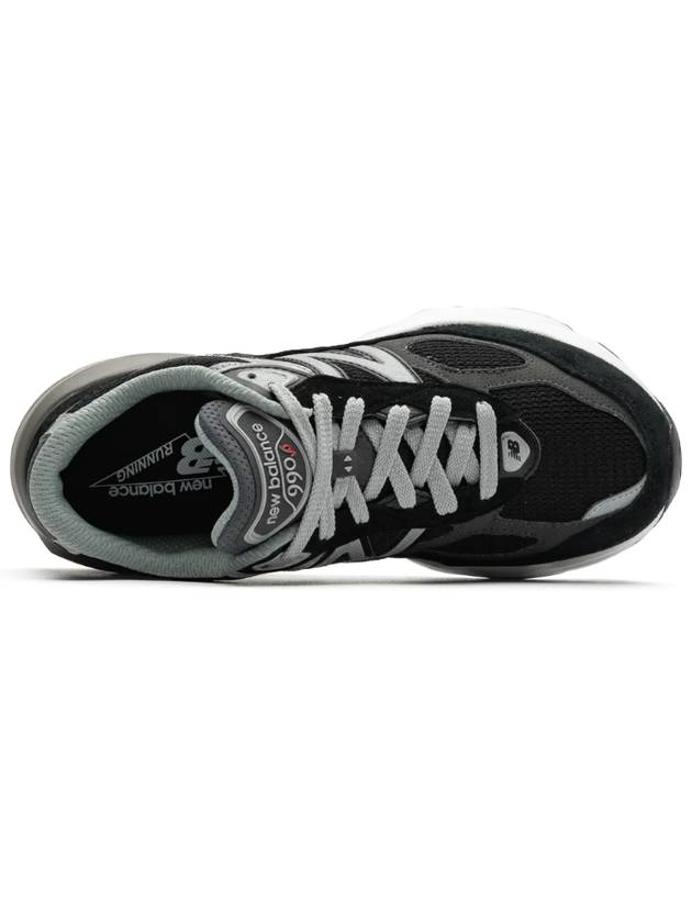 Kids 990v6 Low Top Sneakers Black Silver - NEW BALANCE - BALAAN 7