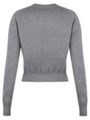 Baby Fox Patch Regular Cardigan Grey Melange - MAISON KITSUNE - BALAAN 3