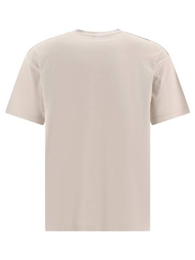 Lazy Short Sleeve T Shirt Bone - STUSSY - BALAAN 3