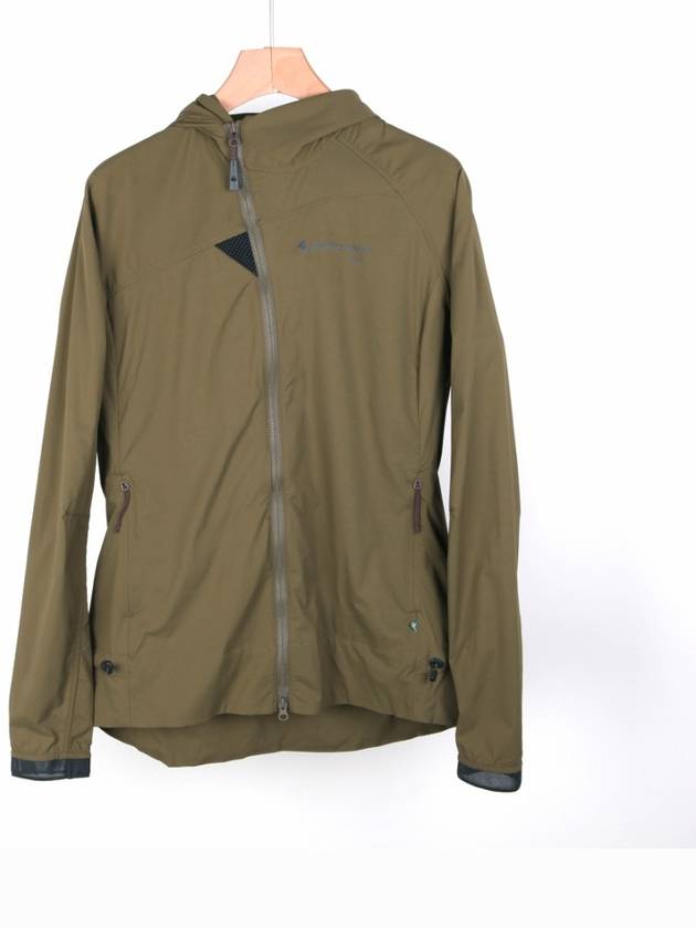 Day Hooded Jacket Women Olive 10652W11 - KLATTERMUSEN - BALAAN 1