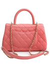 Coco Handle Coral Pink Small Tote and Crossbody Bag - CHANEL - BALAAN 3