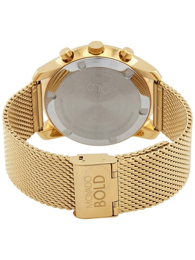 Movado Bold Chronograph Gold Dial Men's Watch 3600372 - MOVADO - BALAAN 3