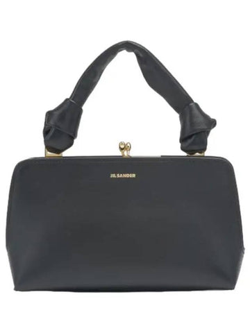 Mini Goji Square Tote Bag Black - JIL SANDER - BALAAN 1