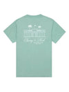 Villa Graphic Printed Crewneck Short Sleeve T-Shirt Green - SPORTY & RICH - BALAAN 3