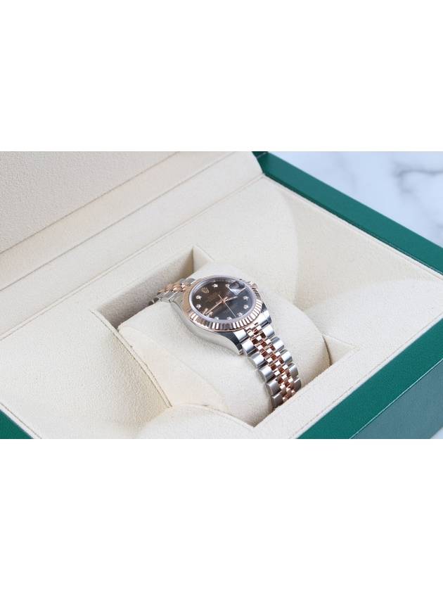 Rolex Datejust Combi Choco Board 10P Star Diamond 21 Years - ROLEX - BALAAN 4