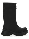 Women's Crocs Rubber Long Boots Black - BALENCIAGA - BALAAN 2