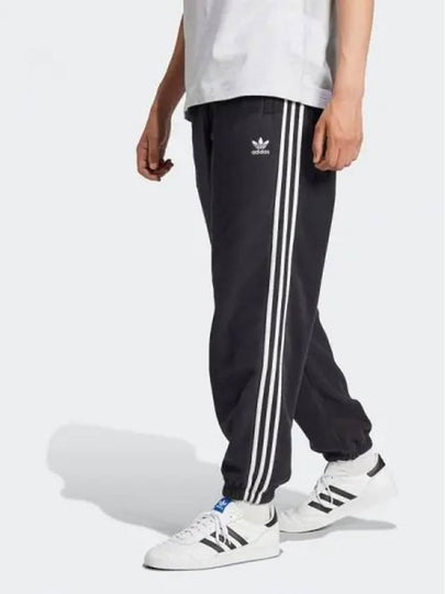 Adicolor 3S Fleece Sweatpants BLACK - ADIDAS - BALAAN 1