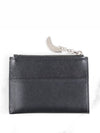 Black Saffiano Banana Charm Card Wallet - PRADA - BALAAN 4