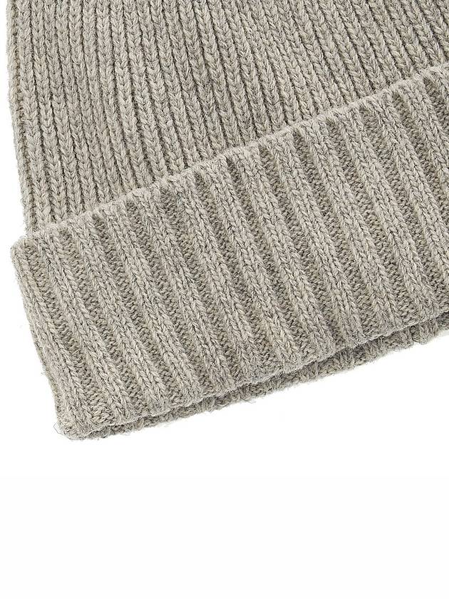 Logo Patch Carlton Cotton Beanie Grey - BARBOUR - BALAAN 9