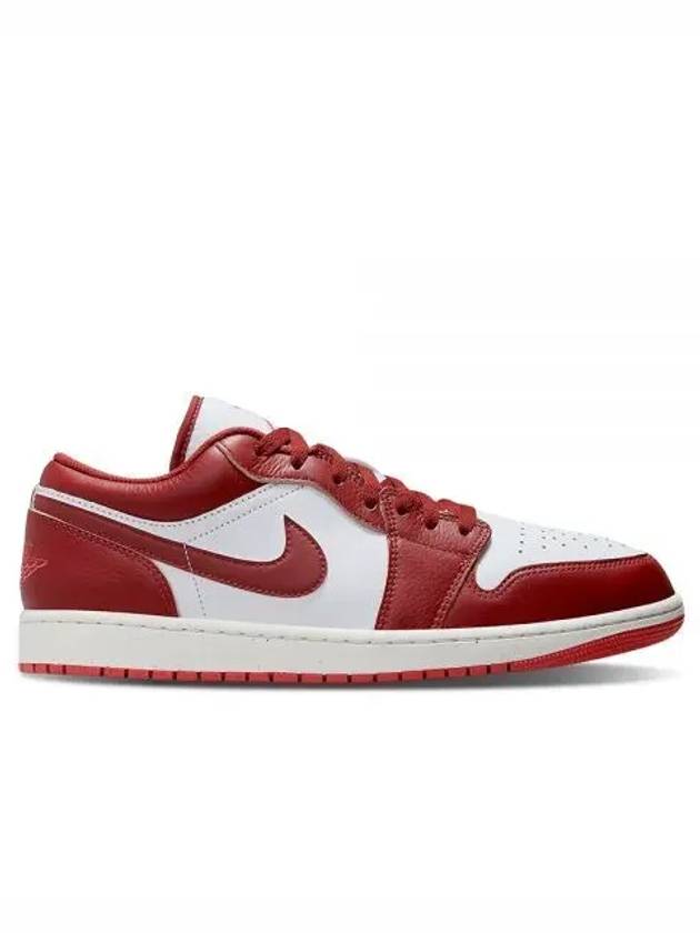 Air 1 Low Top Sneakers White Dune Red - JORDAN - BALAAN 2