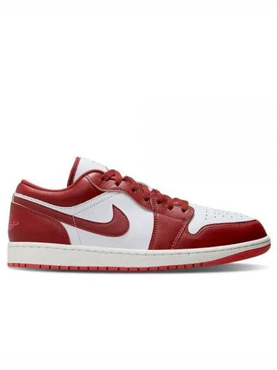 Air 1 Low Top Sneakers White Dune Red - JORDAN - BALAAN 2