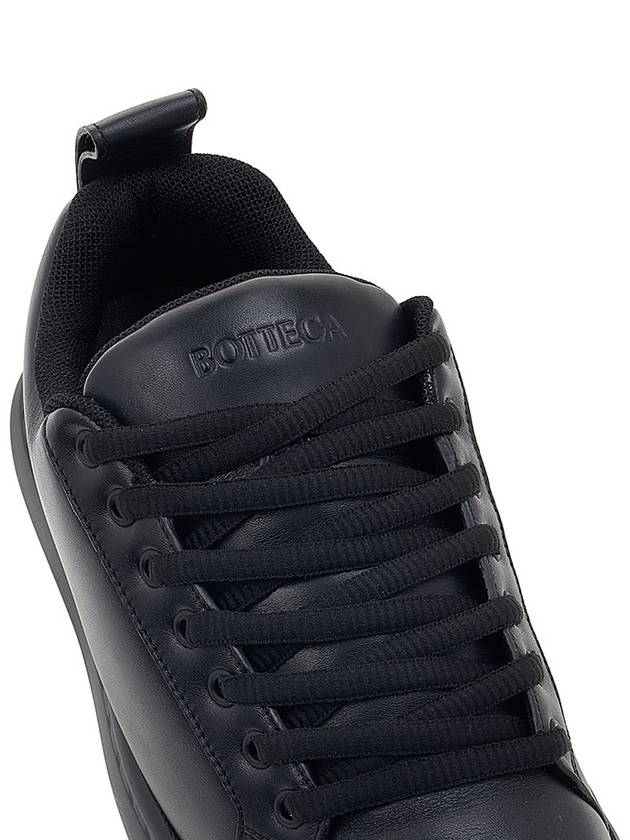 Pillow Leather Low Top Sneakers Black - BOTTEGA VENETA - BALAAN 9