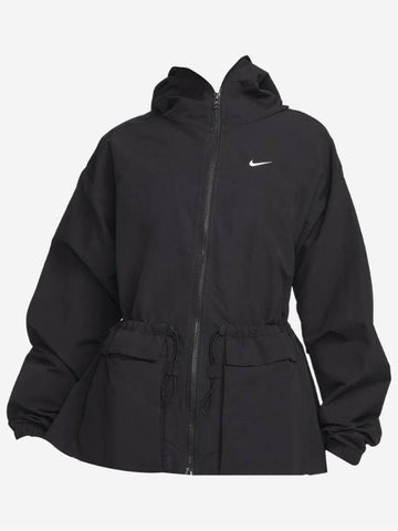 NSW Everything Woven Oversized Hooded Jacket Black US EU - NIKE - BALAAN 1