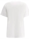 Logo Round Neck Relaxed Short Sleeve T-shirt Bright White - GANNI - BALAAN 4