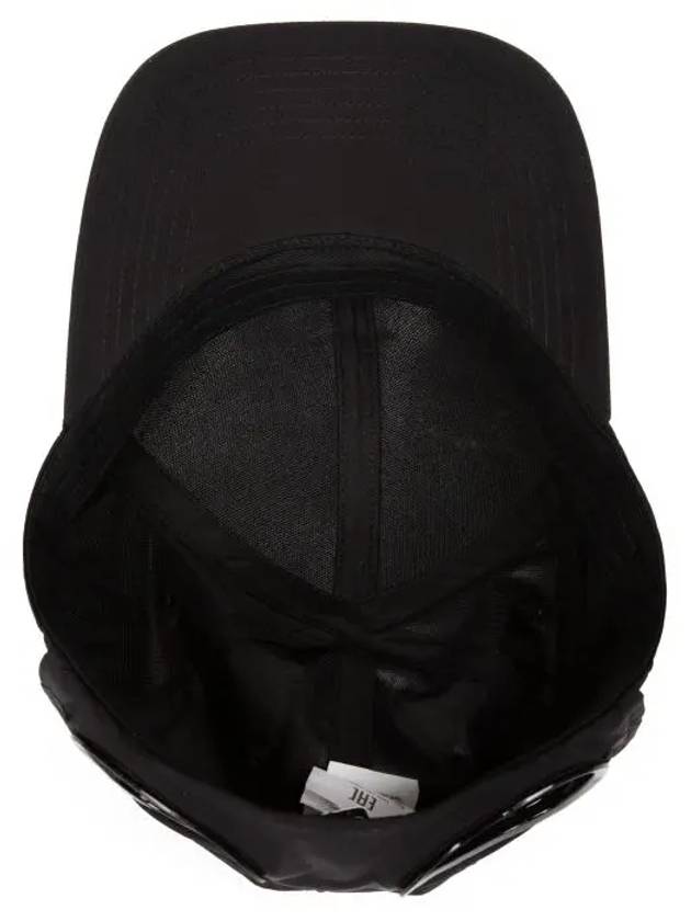 Chrome R Goggle Ball Cap Black - CP COMPANY - BALAAN 7