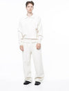 Men s M243PT02IV Jaguard String Rug Pants Ivory - CHANCE'S NOI - BALAAN 3