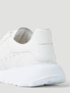 Court Court Oversole All White Leather Sneakers - ALEXANDER MCQUEEN - BALAAN 4