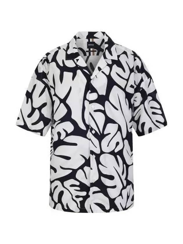 Printed short sleeve shirt overfit 50514443 404 - BOSS - BALAAN 1