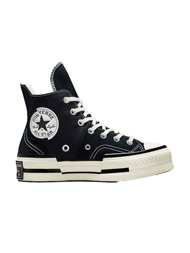 Chuck 70 Plus High Top Sneakers Black - CONVERSE - BALAAN 1